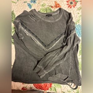Women’s distressed top